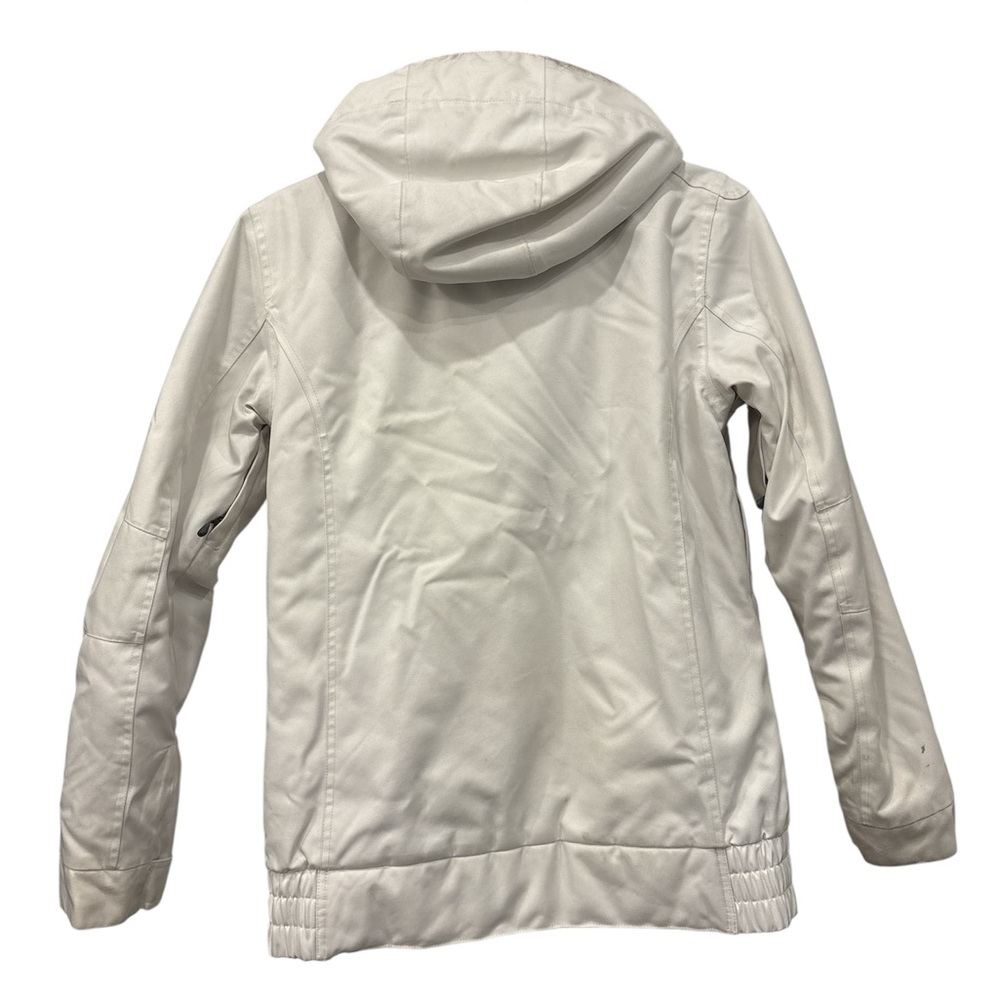 Women's Size M, Firefly, White, Fur-Trimmed Ski Jacket - Picture 2 of 16